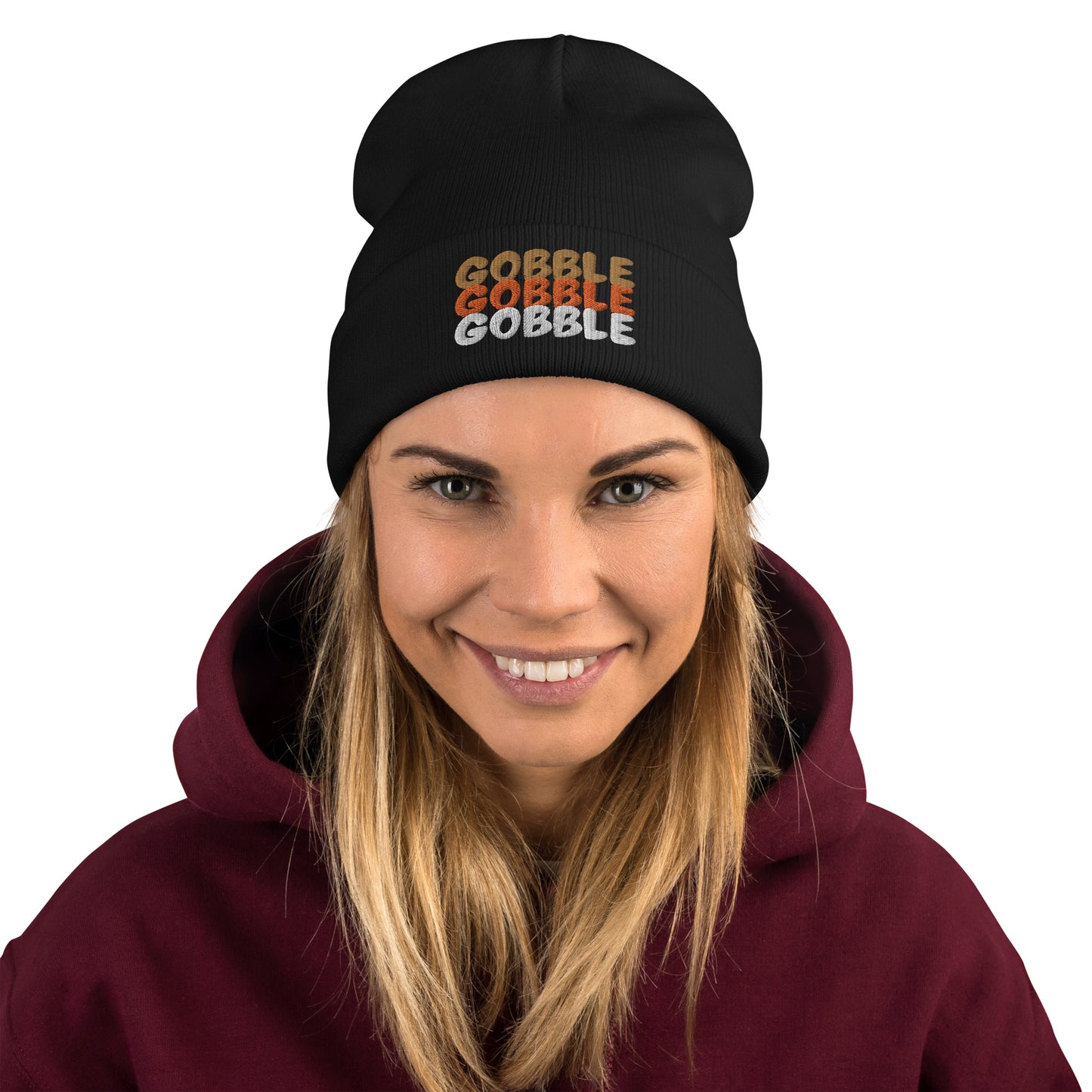 Gobble Embroidered Beanie