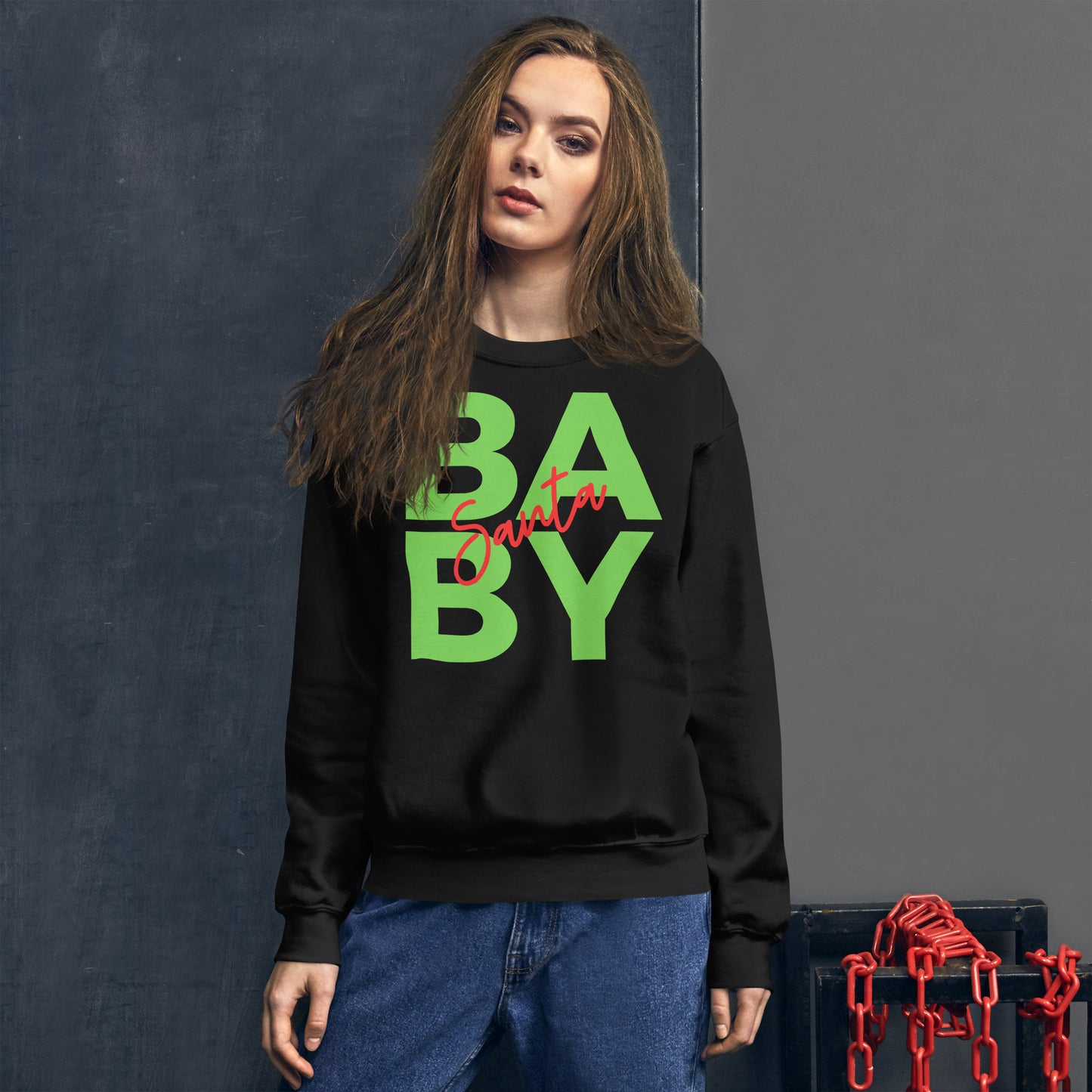 Santa Baby Unisex Sweatshirt