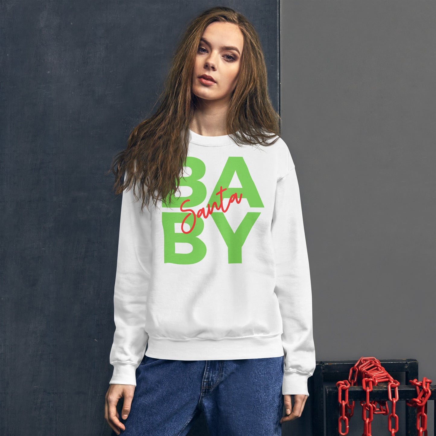 Santa Baby Unisex Sweatshirt