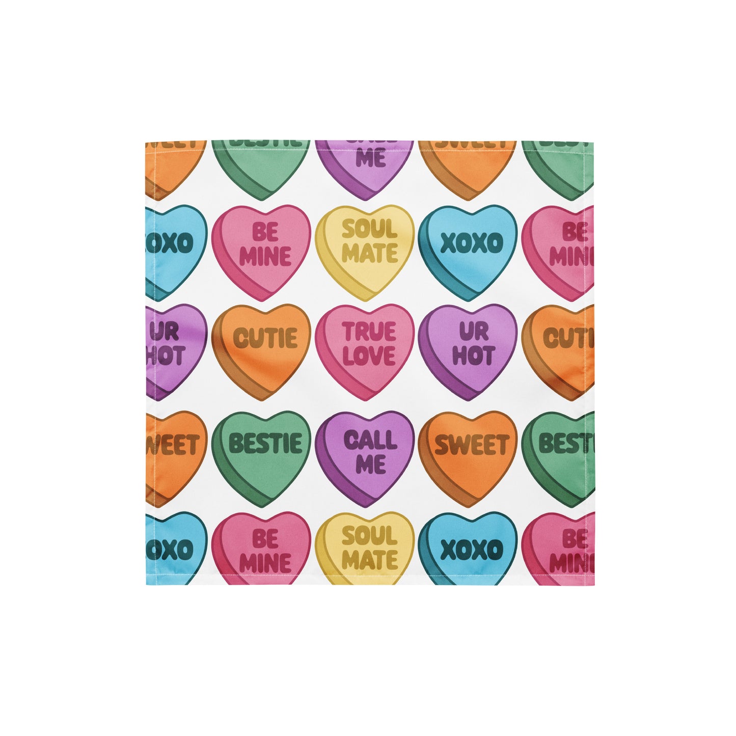 Conversation Heart bandana