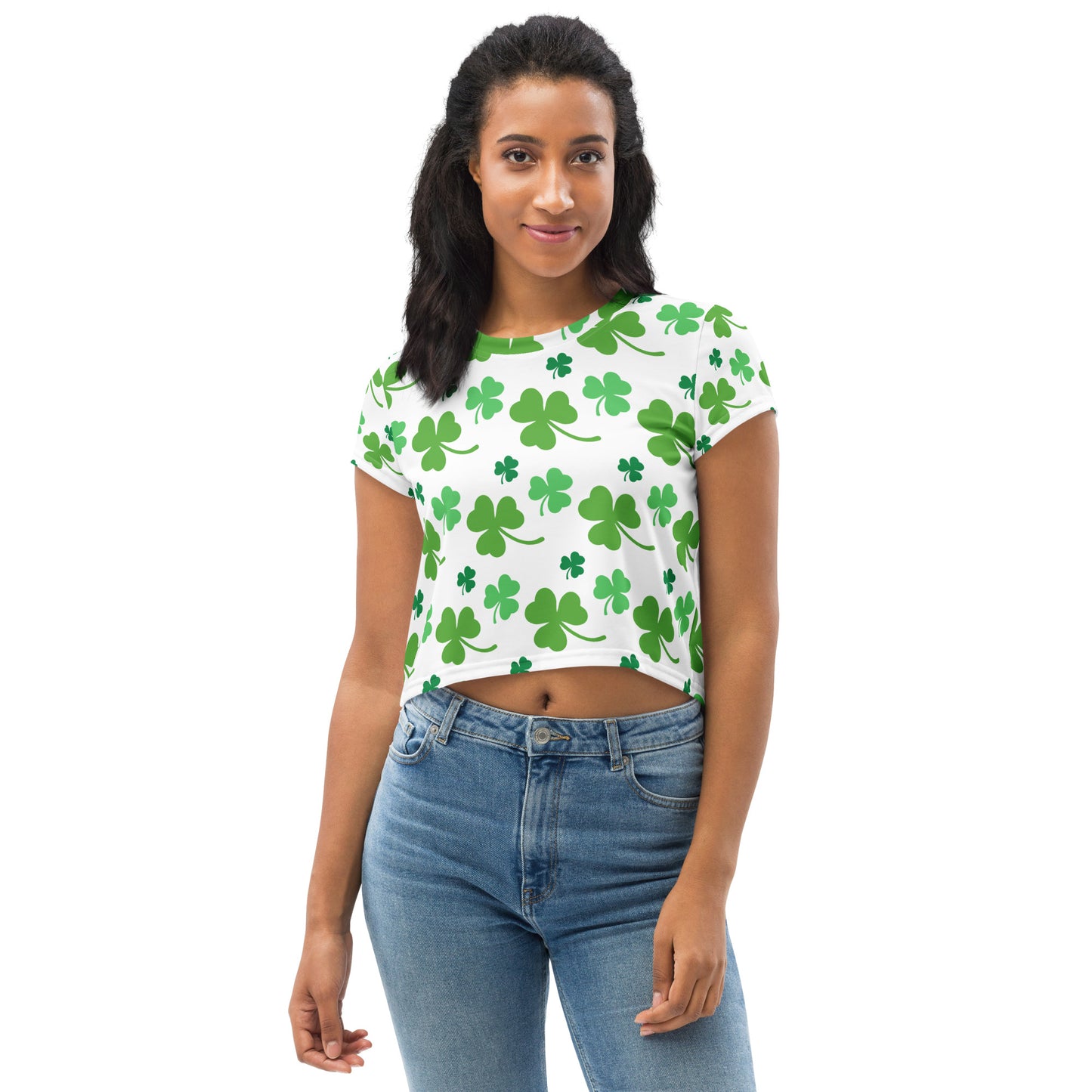 Shamrock Cropped Tee