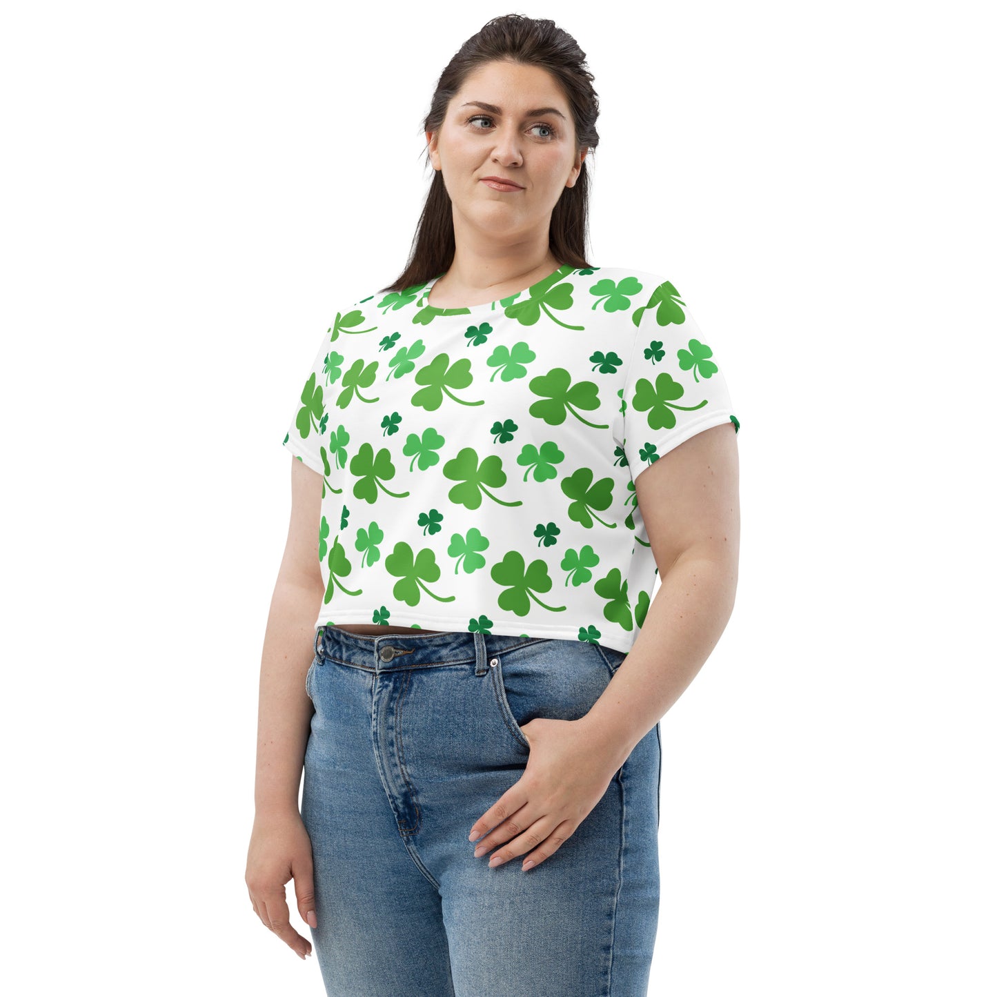 Shamrock Cropped Tee