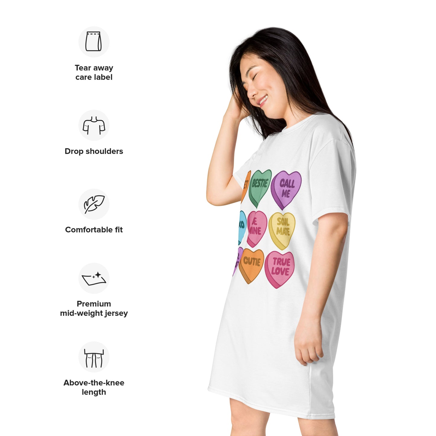 Conversation Hearts Night dress