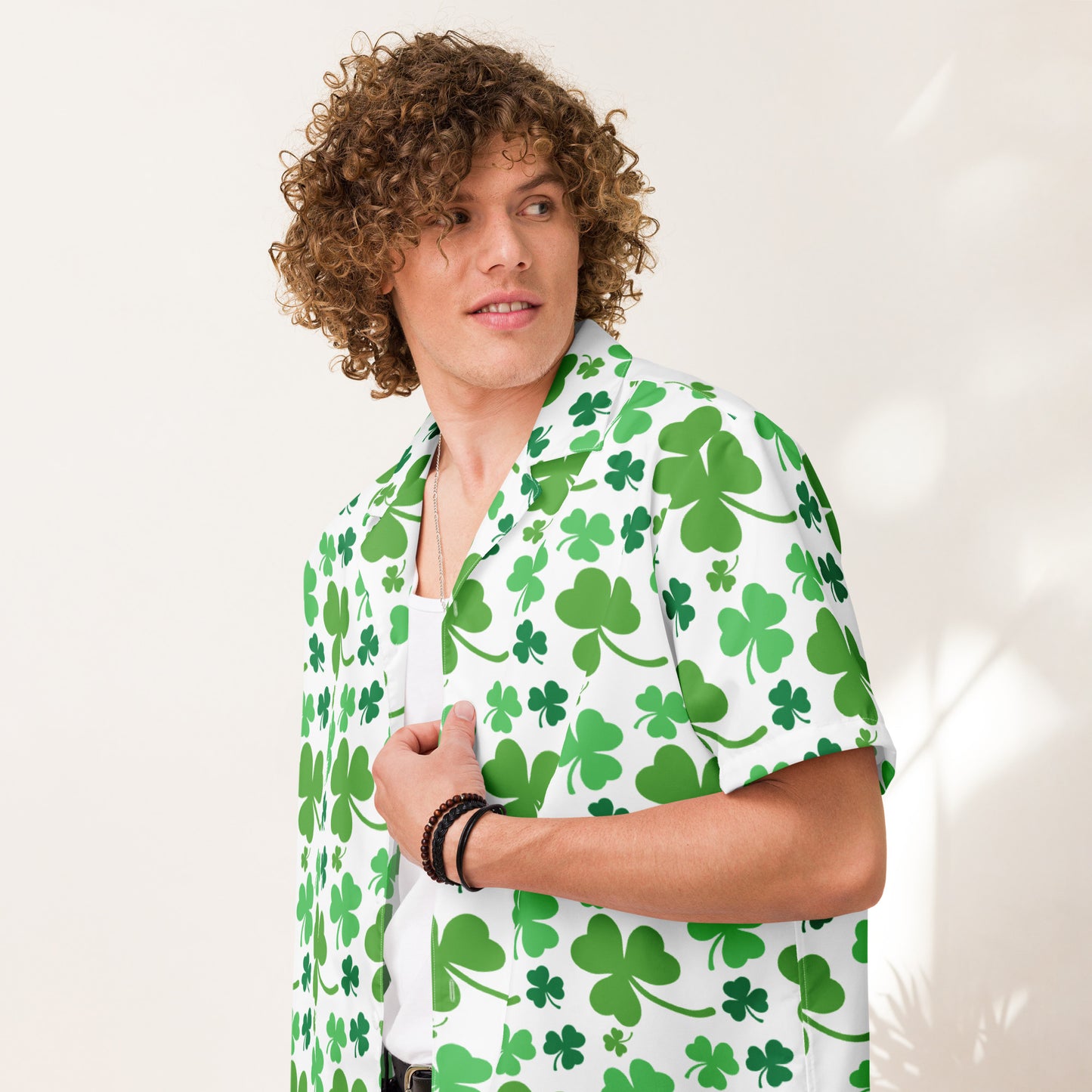 Shamrock Button Front Shirt