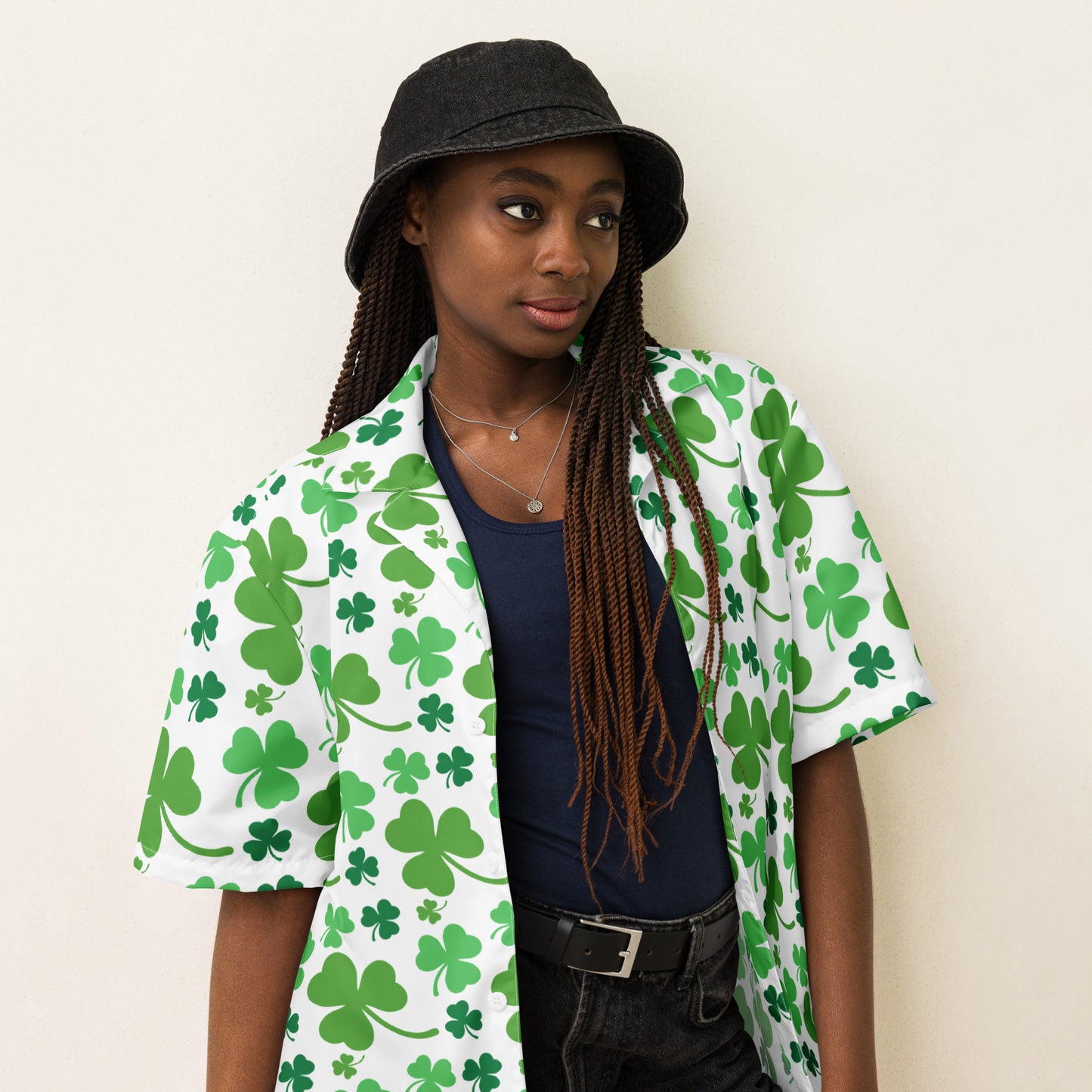 Shamrock Button Front Shirt