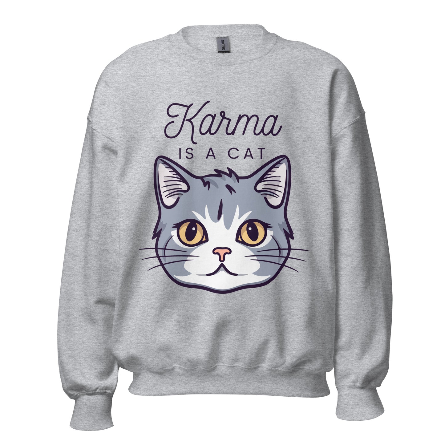 Karma is a Cat Sweatshirt