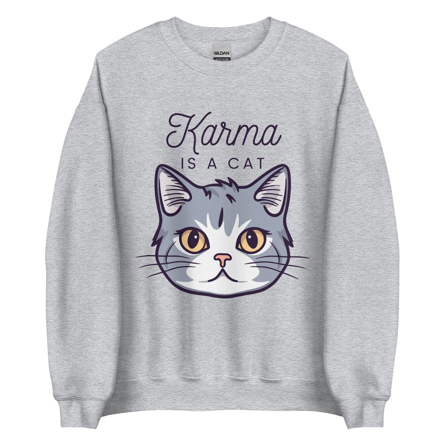 Karma is a Cat Sweatshirt