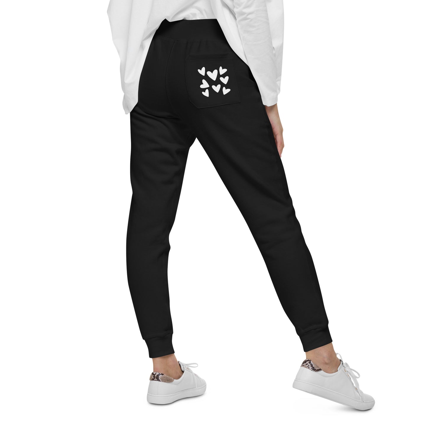 Heart Pocket fleece sweatpants