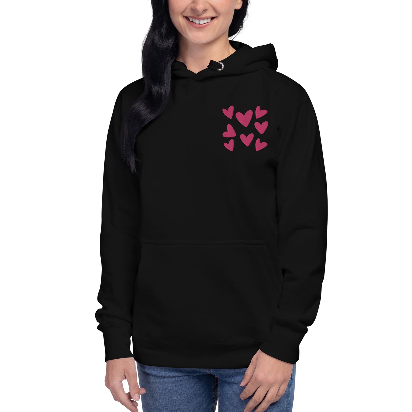 Embroidered Heart Hoodie