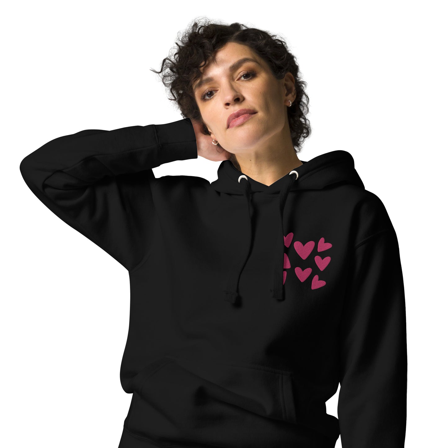 Embroidered Heart Hoodie