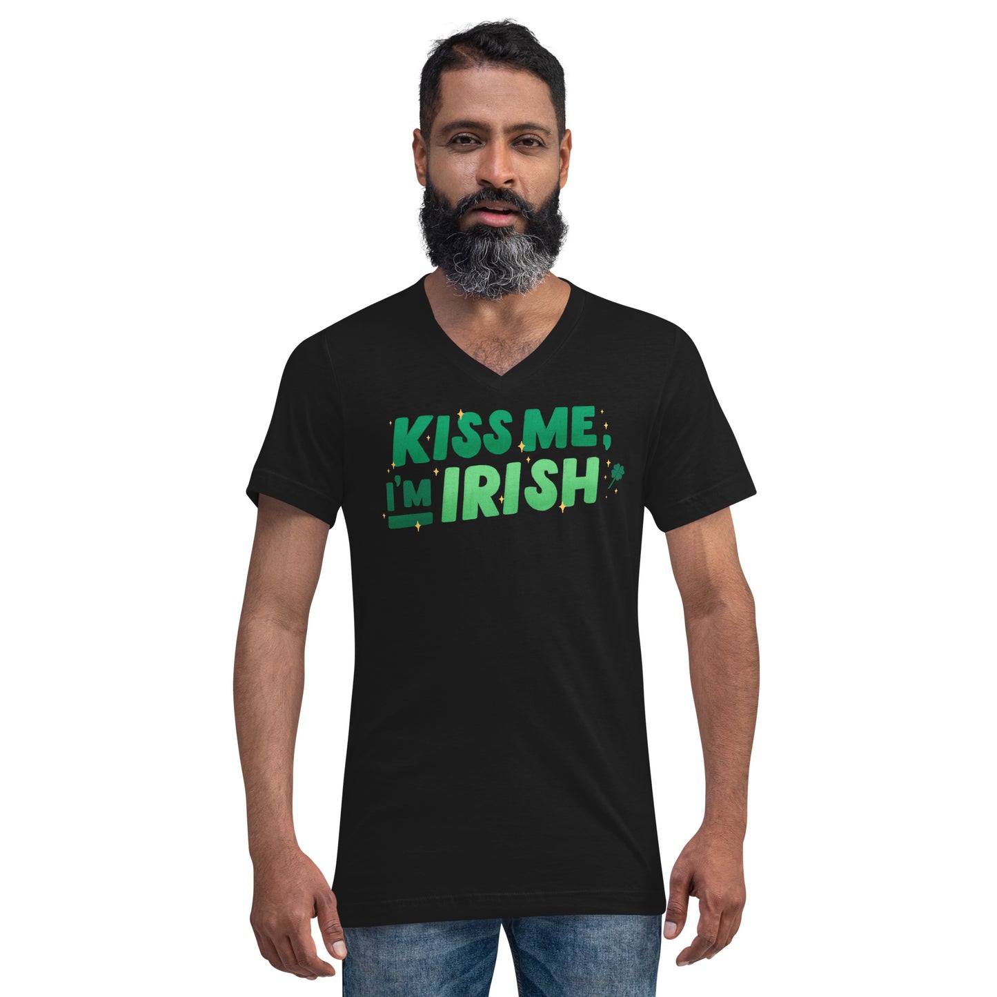 Kiss Me I'm Irish V-Neck T-Shirt