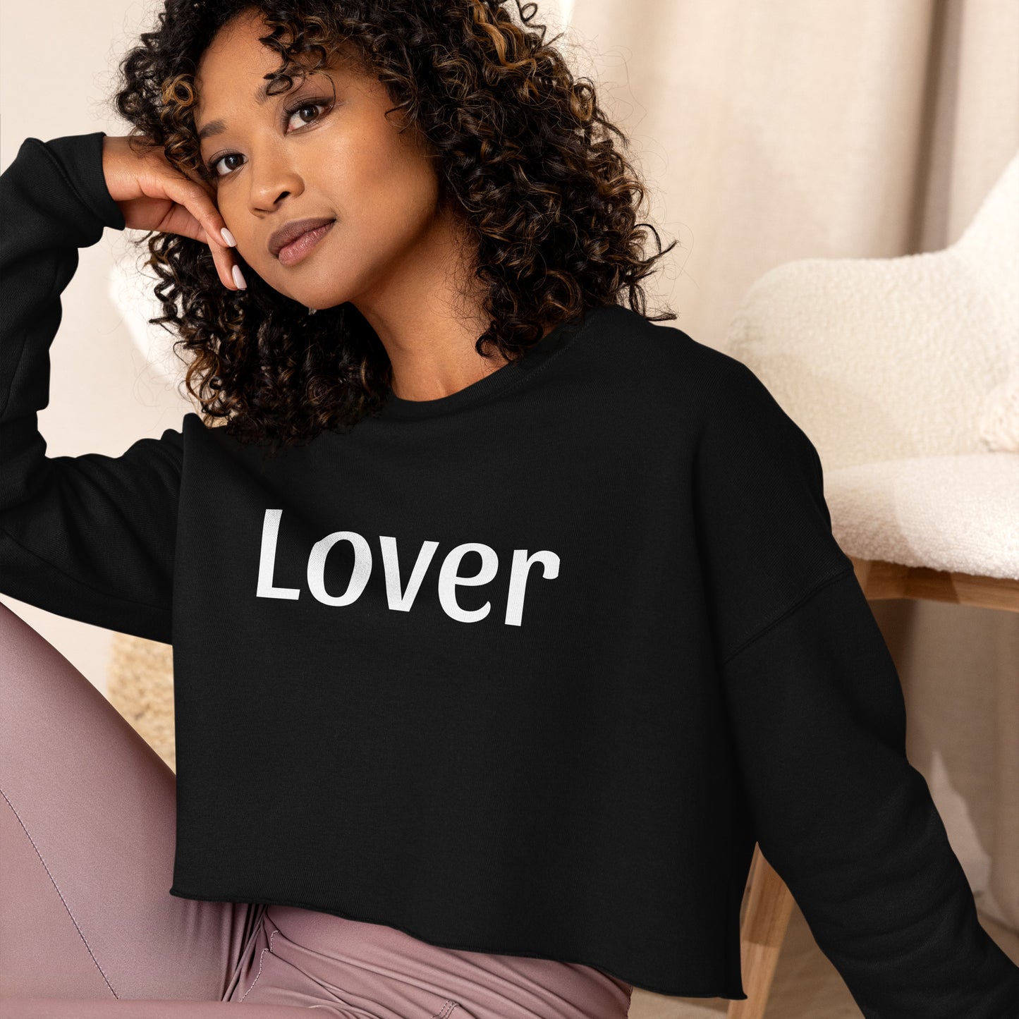 Lover Crop Sweatshirt