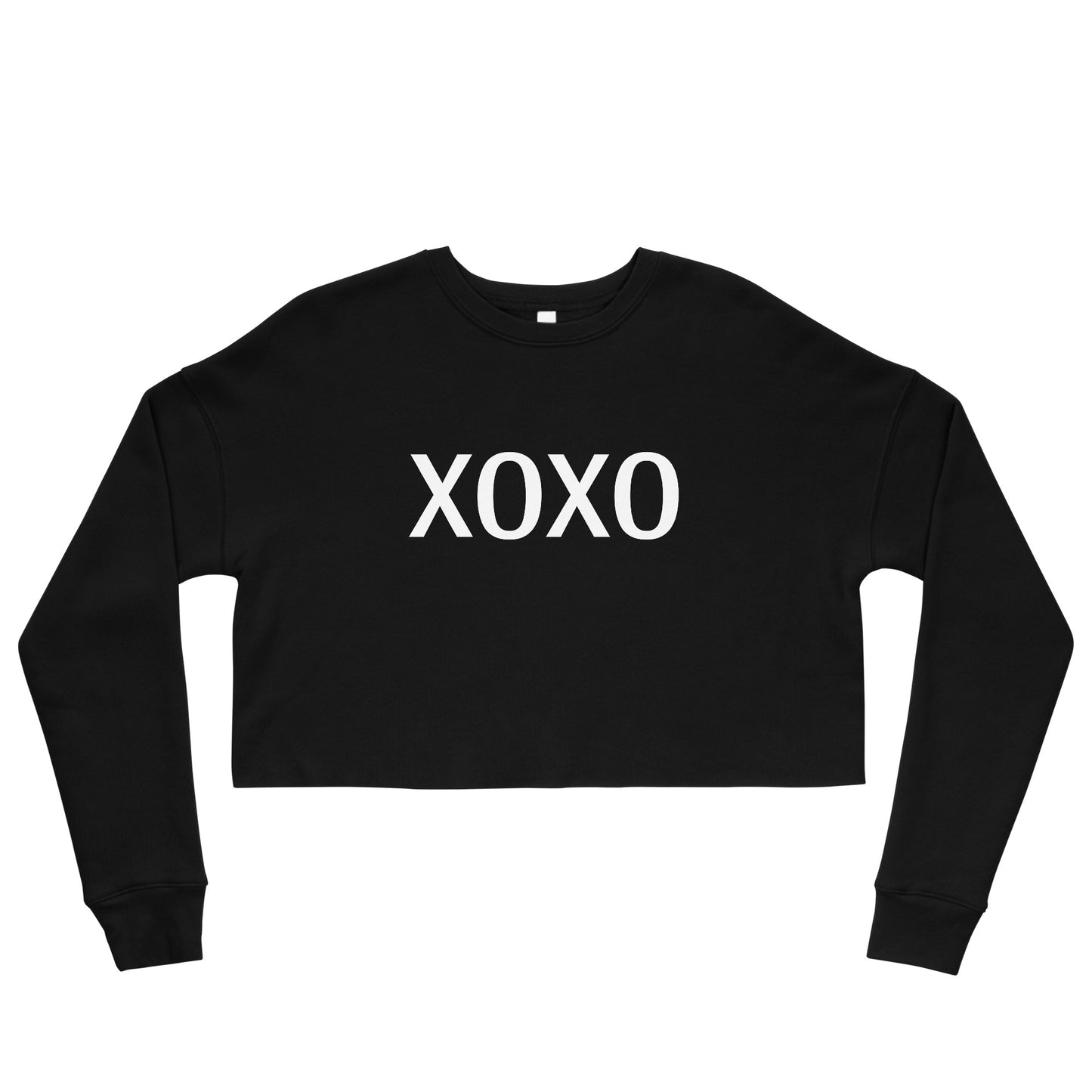 Hugs & Kisses Crop Sweatshirt