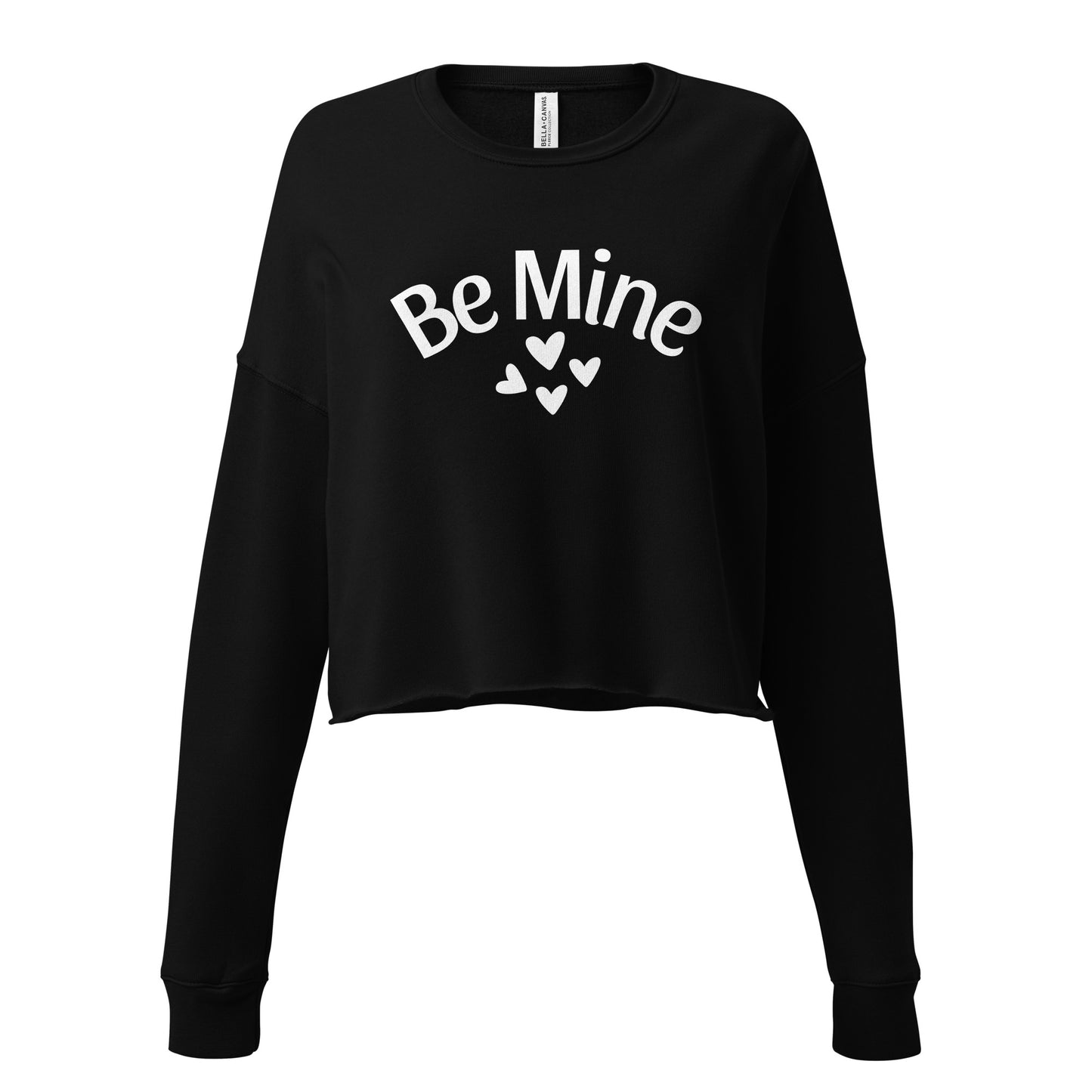 Be Mine Crop Sweatshirt