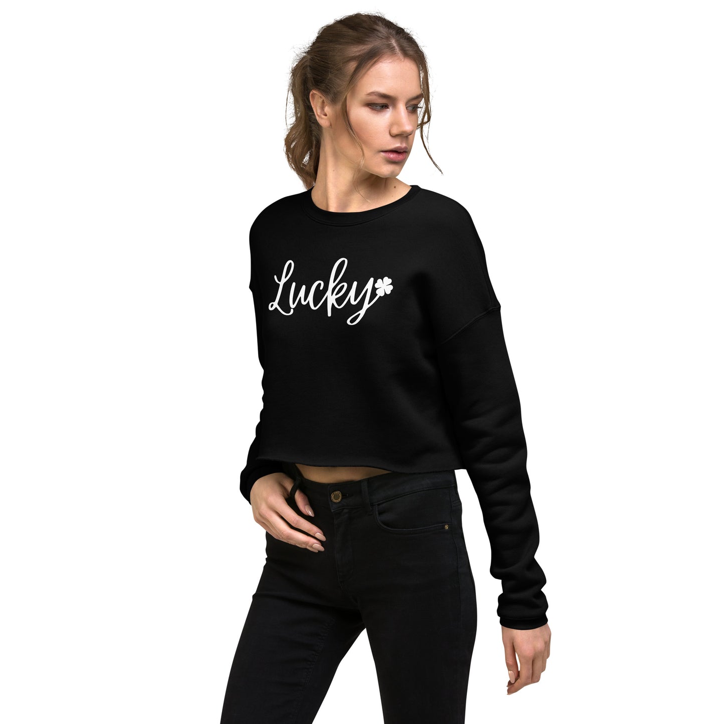 Lucky Cropped Sweatshirt