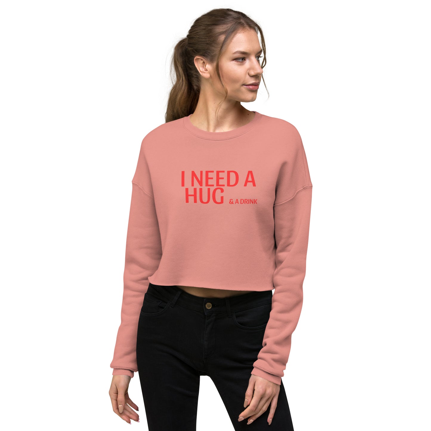 I Need a Hug Crop Sweatshirt