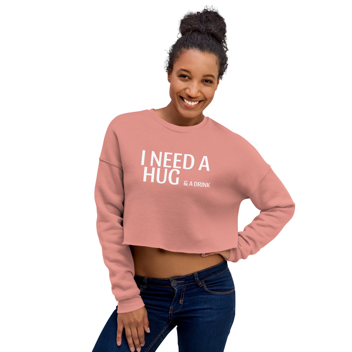 I Need a Hug Crop Sweatshirt