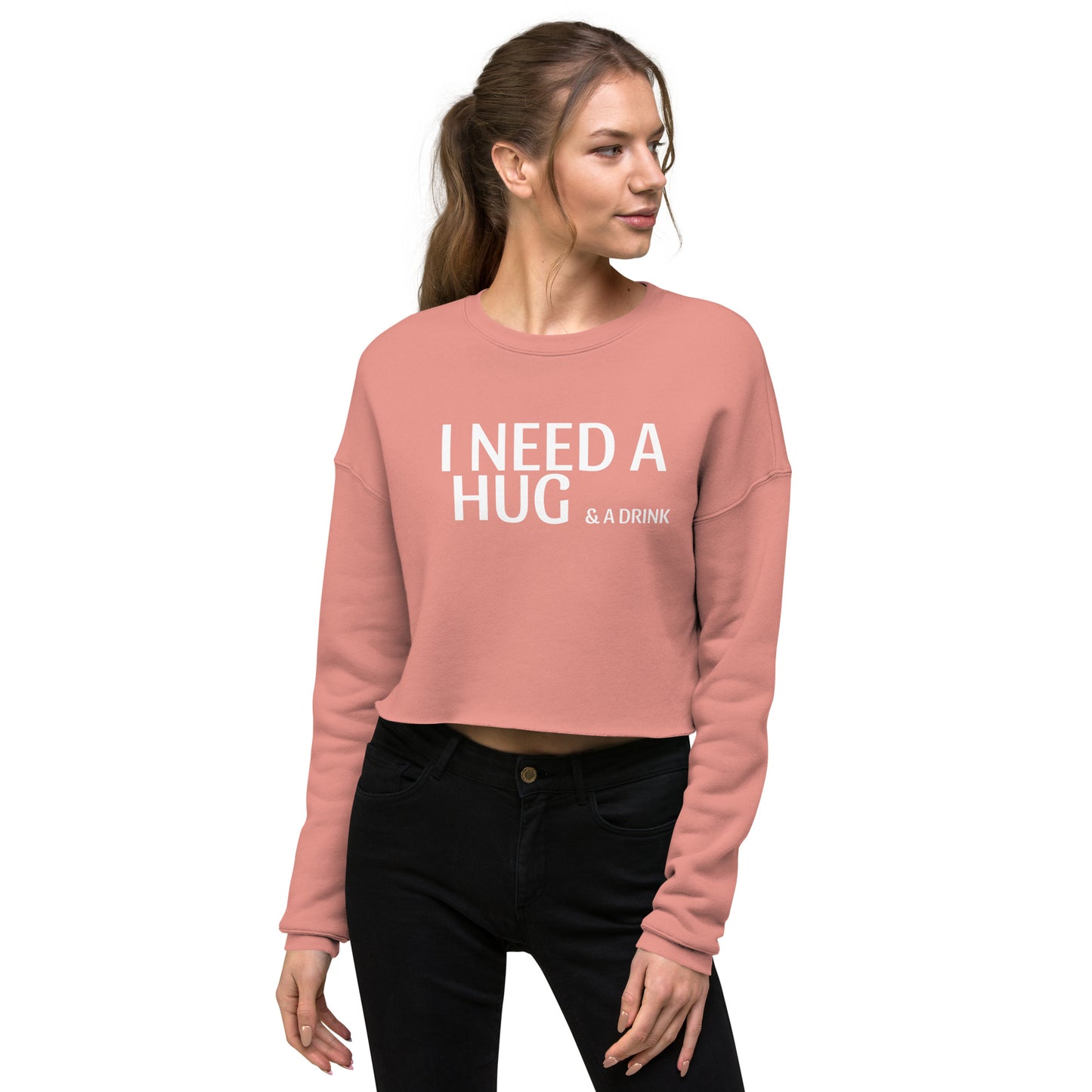 I Need a Hug Crop Sweatshirt