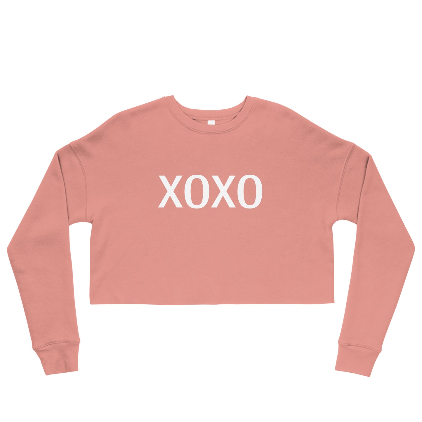 Hugs & Kisses Crop Sweatshirt