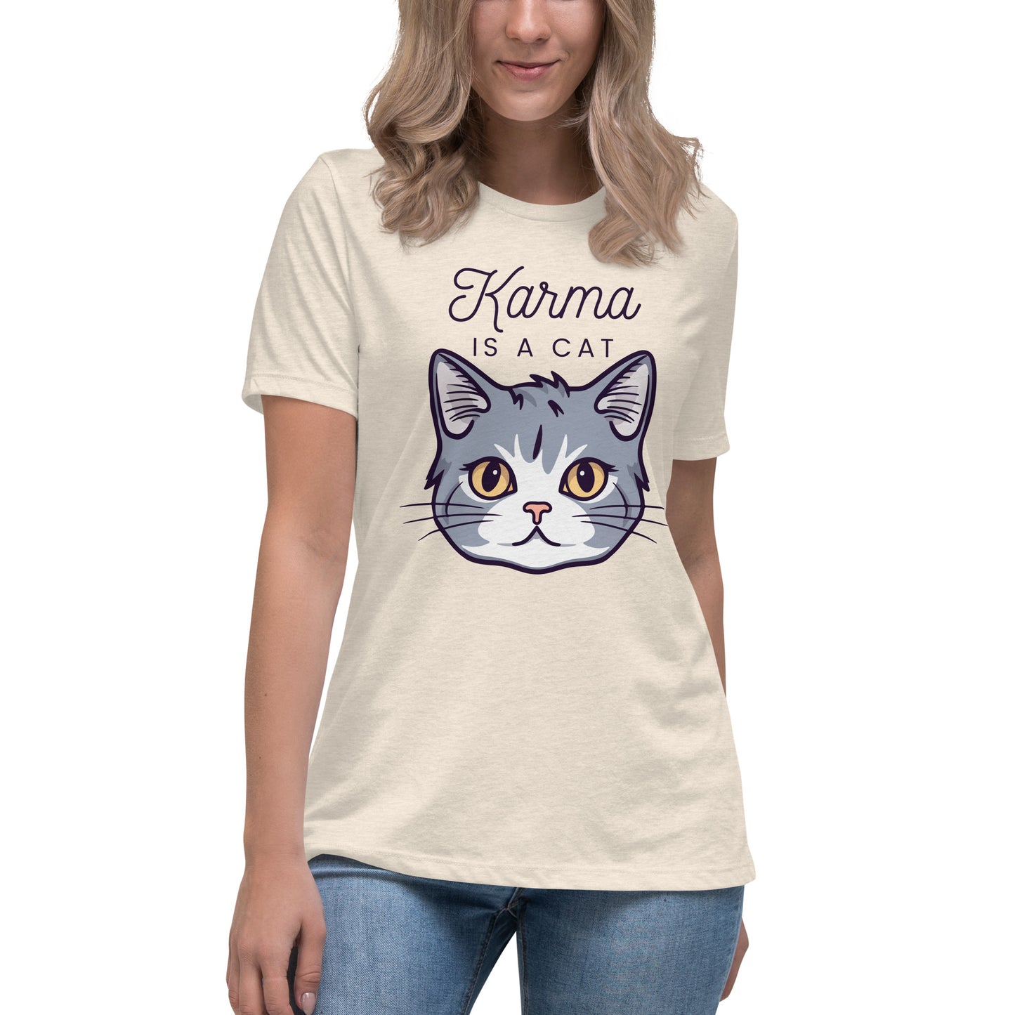 Karma is a Cat Relaxed T-Shirt