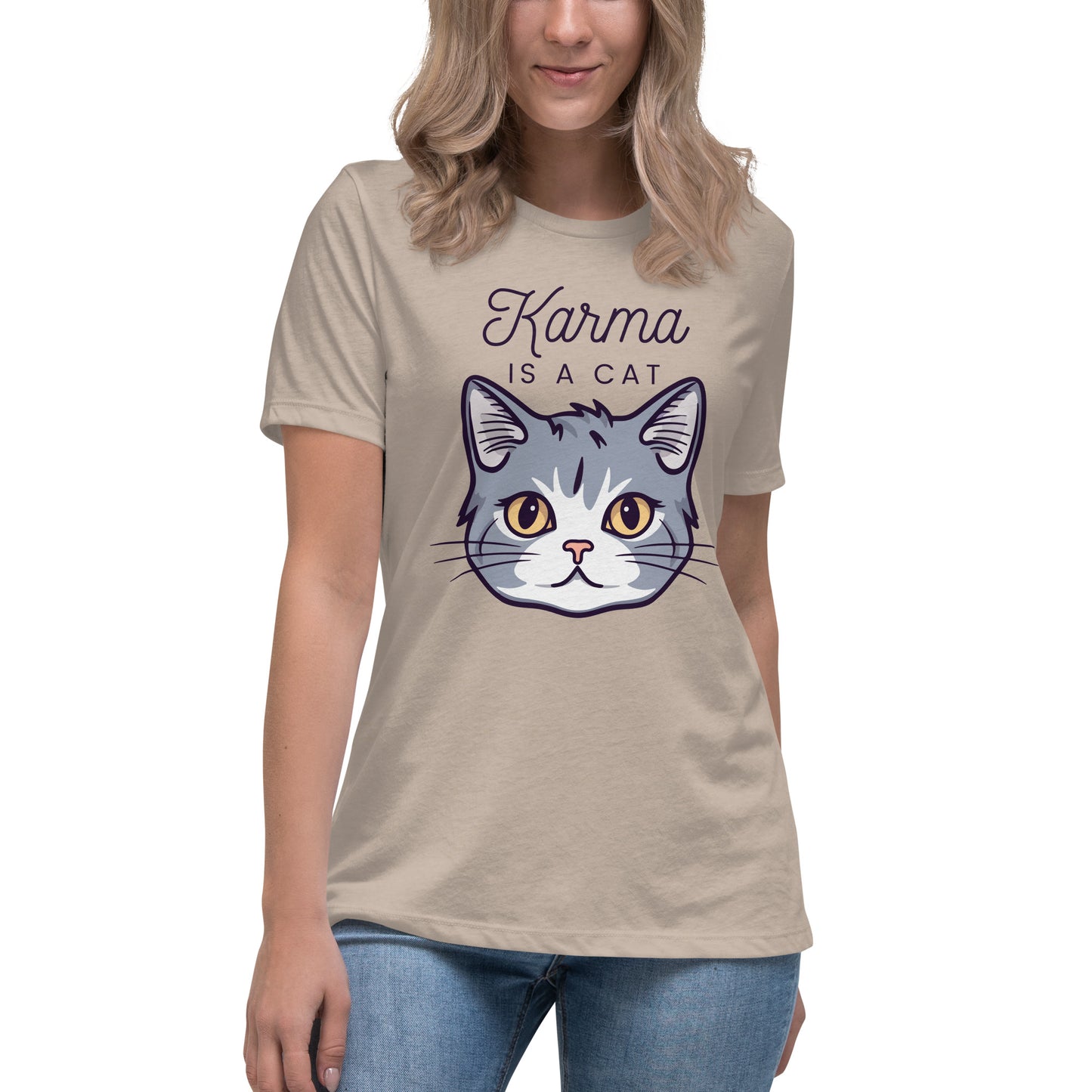 Karma is a Cat Relaxed T-Shirt